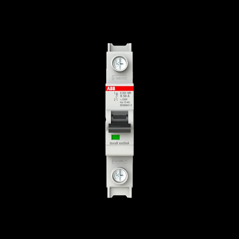 S201MR-K50 MCB K-Char., 10kA, 50A, 1P, RTT UL 1077, Ring Cable Lug