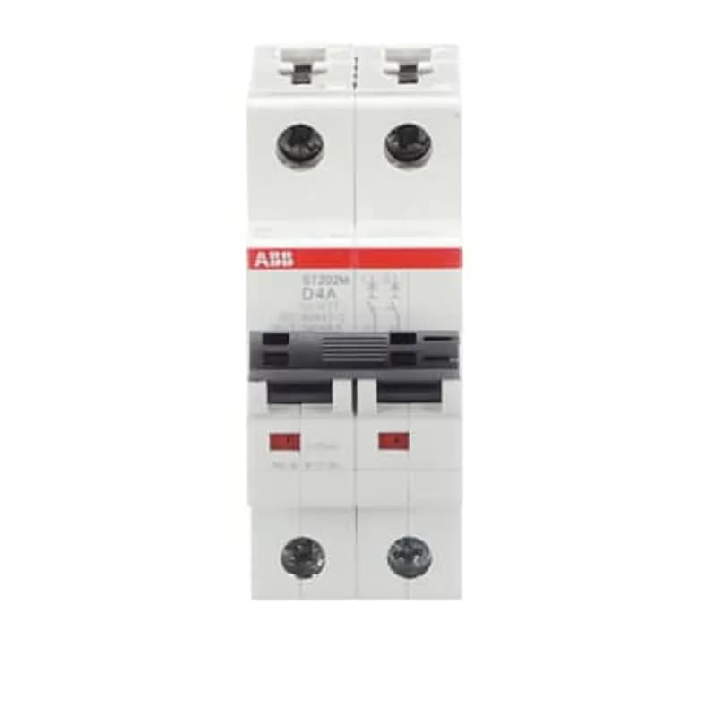 ST202M-D4 Miniature Circuit Breaker ST202M-D4 Miniature Circuit Breaker D-Char., 10kA, 4A, 2P