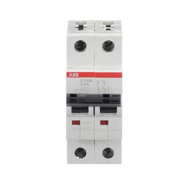 ST202M-C4 Miniature Circuit Breaker ST202M-C4 Miniature Circuit Breaker C-Char., 10kA, 4A, 2P