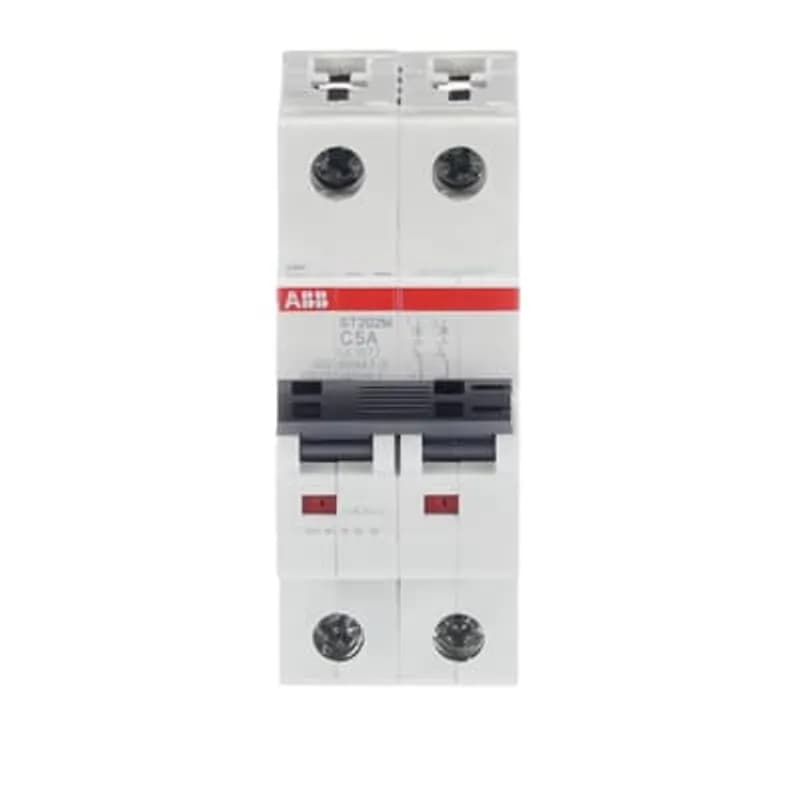ST202M-C5 Miniature Circuit Breaker ST202M-C5 Miniature Circuit Breaker C-Char., 10kA, 5A, 2P