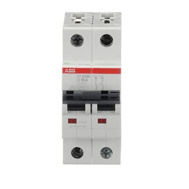 ST202M-C16 Miniature Circuit Breaker ST202M-C16 Miniature Circuit Breaker C-Char., 10kA, 16A, 2P