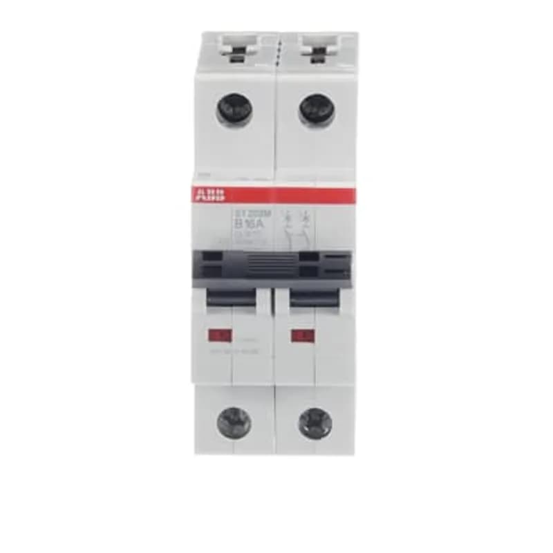 ST202M-B16 Miniature Circuit Breaker ST202M-B16 Miniature Circuit Breaker B-Char., 10kA, 16A, 2P