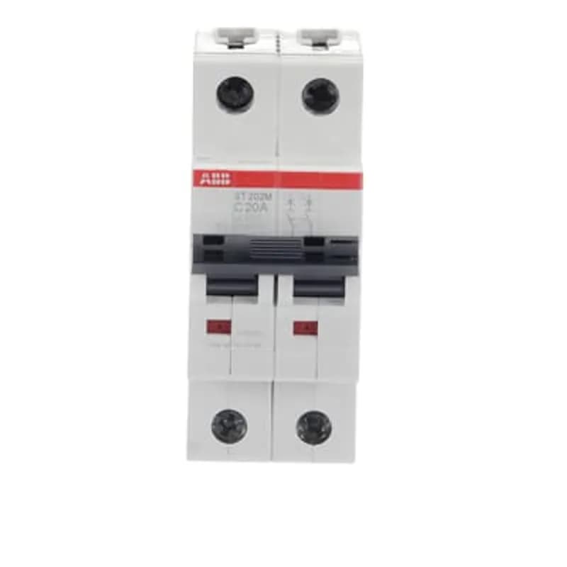 ST202M-C20 Miniature Circuit Breaker ST202M-C20 Miniature Circuit Breaker C-Char., 10kA, 20A, 2P