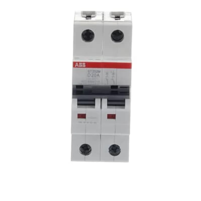 ST202M-D20 Miniature Circuit Breaker ST202M-D20 Miniature Circuit Breaker D-Char., 10kA, 20A, 2P