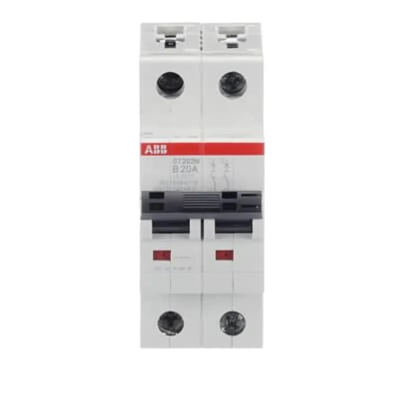 ST202M-B20 Miniature Circuit Breaker ST202M-B20 Miniature Circuit Breaker B-Char., 10kA, 20A, 2P