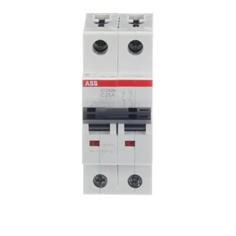 ST202M-C25 Miniature Circuit Breaker ST202M-C25 Miniature Circuit Breaker C-Char., 10kA, 25A, 2P