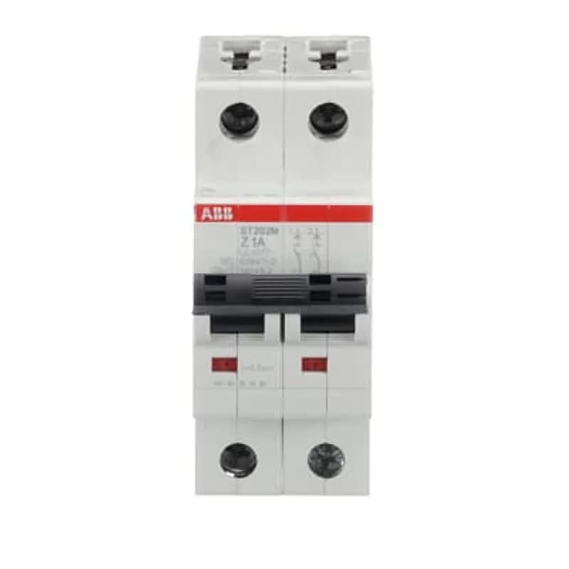 ST202M-Z1 Miniature Circuit Breaker ST202M-Z1 Miniature Circuit Breaker Z-Char., 10kA, 1A, 2P