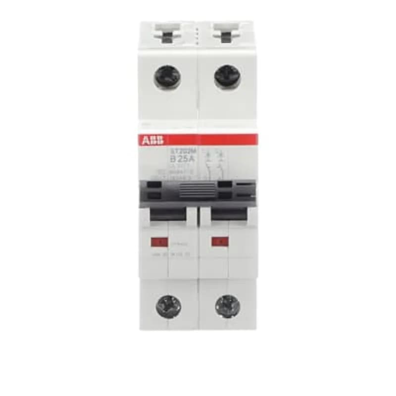 ST202M-B25 Miniature Circuit Breaker ST202M-B25 Miniature Circuit Breaker B-Char., 10kA, 25A, 2P