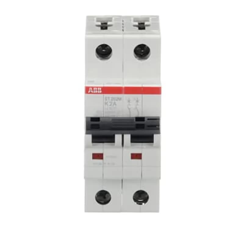 ST202M-K2 Miniature Circuit Breaker ST202M-K2 Miniature Circuit Breaker K-Char., 10kA, 2A, 2P