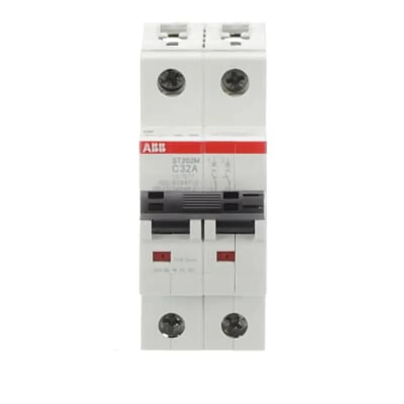 ST202M-C32 Miniature Circuit Breaker ST202M-C32 Miniature Circuit Breaker C-Char., 10kA, 32A, 2P