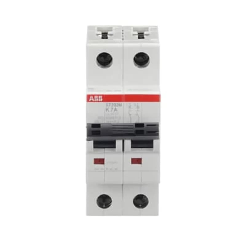 ABB - Electrification ST202M-K7 - ST202M-K7 Miniature Circuit Breaker ST202M-K7 Miniature Circuit Breaker K-Char., 10kA, 7A, 2P