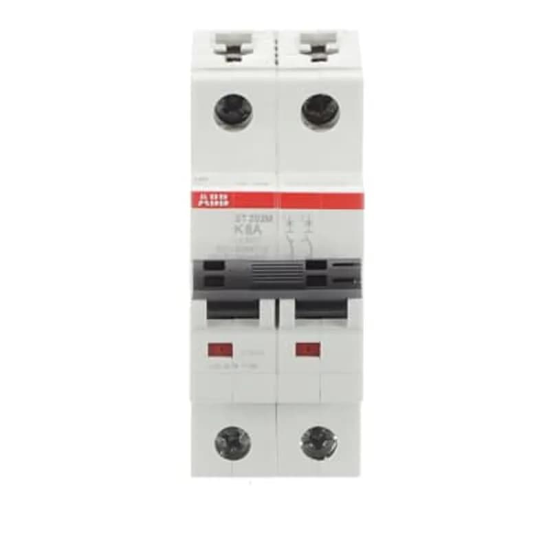 ST202M-K8 Miniature Circuit Breaker ST202M-K8 Miniature Circuit Breaker K-Char., 10kA, 8A, 2P