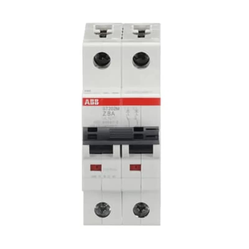 ST202M-Z8 Miniature Circuit Breaker ST202M-Z8 Miniature Circuit Breaker Z-Char., 10kA, 8A, 2P