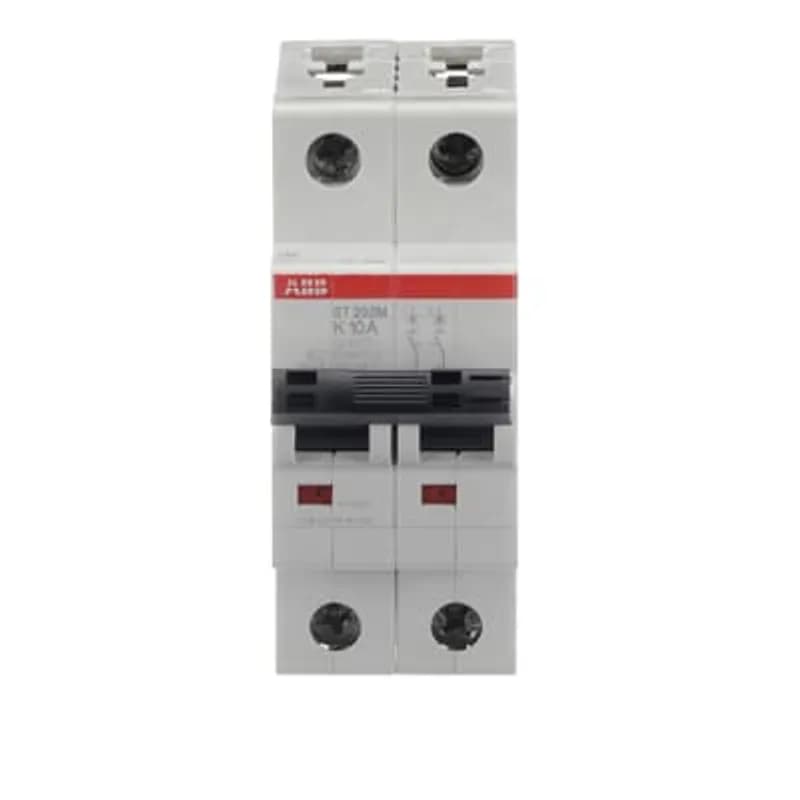 ST202M-K10 Miniature Circuit Breaker ST202M-K10 Miniature Circuit Breaker K-Char., 10kA, 10A, 2P