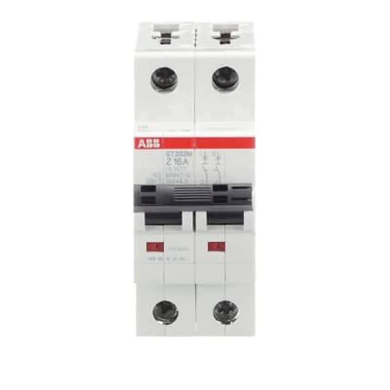 ST202M-Z16 Miniature Circuit Breaker ST202M-Z16 Miniature Circuit Breaker Z-Char., 10kA, 16A, 2P