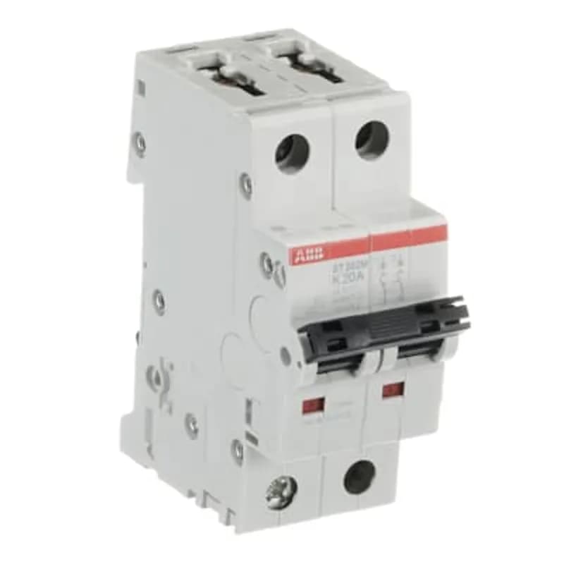 ST202M-K20 Miniature Circuit Breaker ST202M-K20 Miniature Circuit Breaker K-Char., 10kA, 20A, 2P