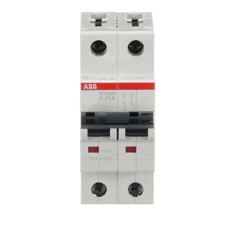 ST202M-K25 Miniature Circuit Breaker ST202M-K25 Miniature Circuit Breaker K-Char., 10kA, 25A, 2P