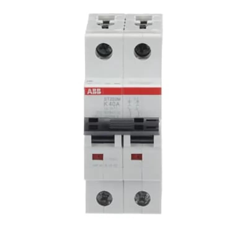 ST202M-K40 Miniature Circuit Breaker ST202M-K40 Miniature Circuit Breaker K-Char., 5kA, 40A, 2P