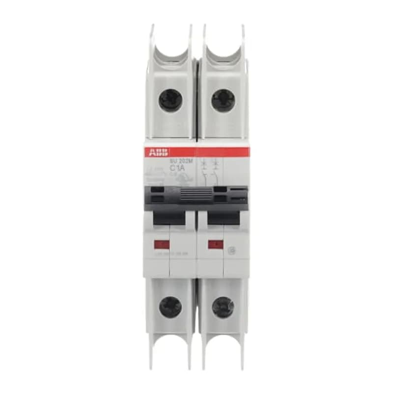 SU202M-C1 Miniature Circuit Breaker C-Char., 10kA, 1A, 2P UL489