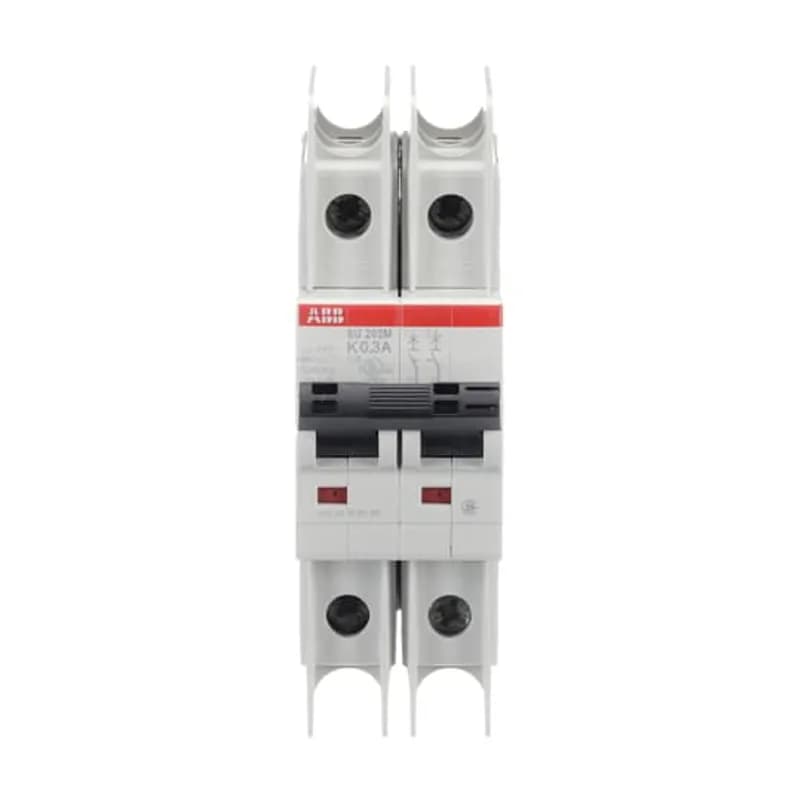 SU202M-K0,3 Miniature Circuit Breaker K-Char., 10kA, 0,3A, 2P UL489