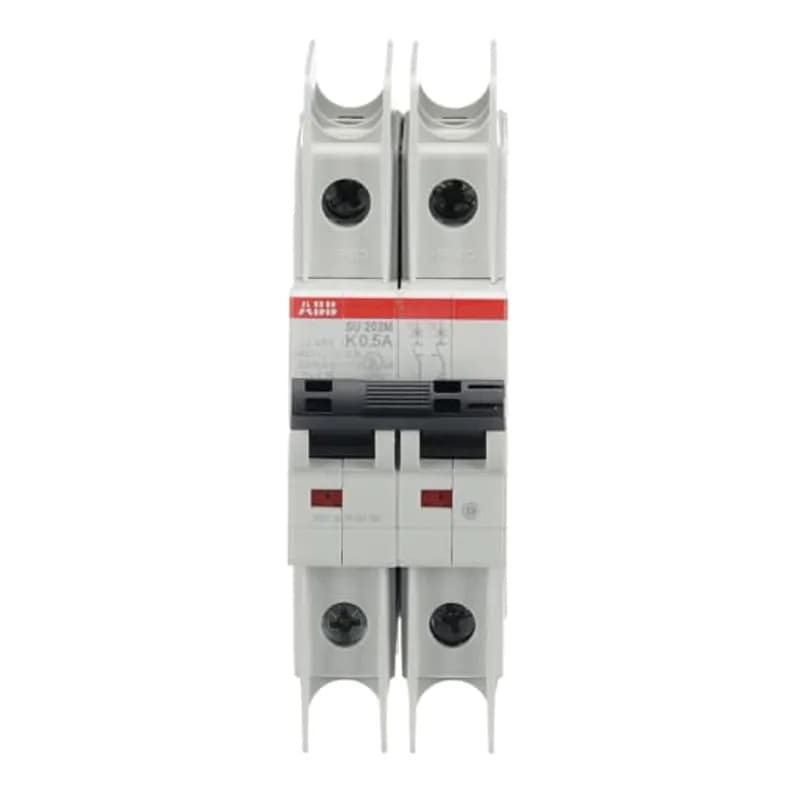 SU202M-K0,5 Miniature Circuit Breaker K-Char., 10kA, 0,5A, 2P UL489