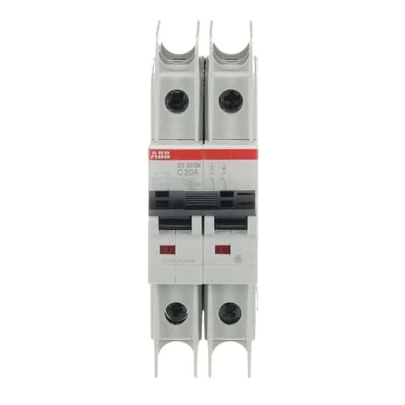 SU202M-C20 Miniature Circuit Breaker C-Char., 10kA, 20A, 2P UL489