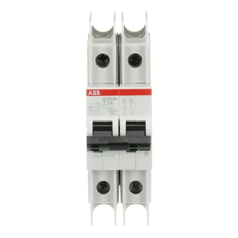 SU202M-Z3 Miniature Circuit Breaker Z-Char., 10kA, 3A, 2P UL489