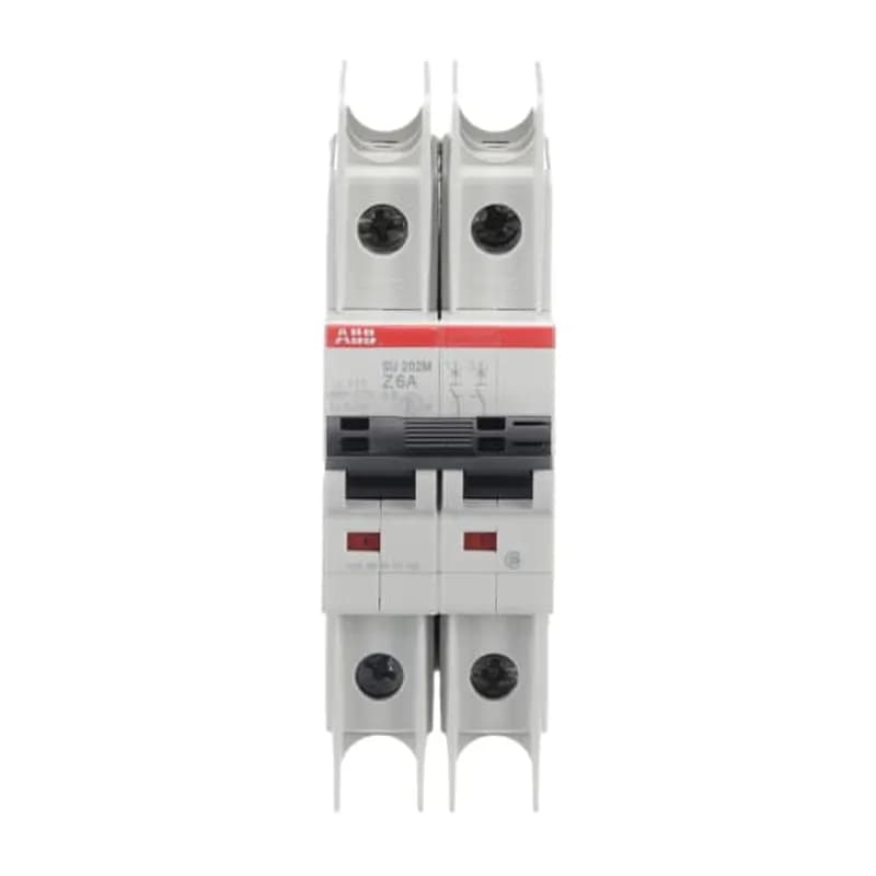 SU202M-Z6 Miniature Circuit Breaker Z-Char., 10kA, 6A, 2P UL489
