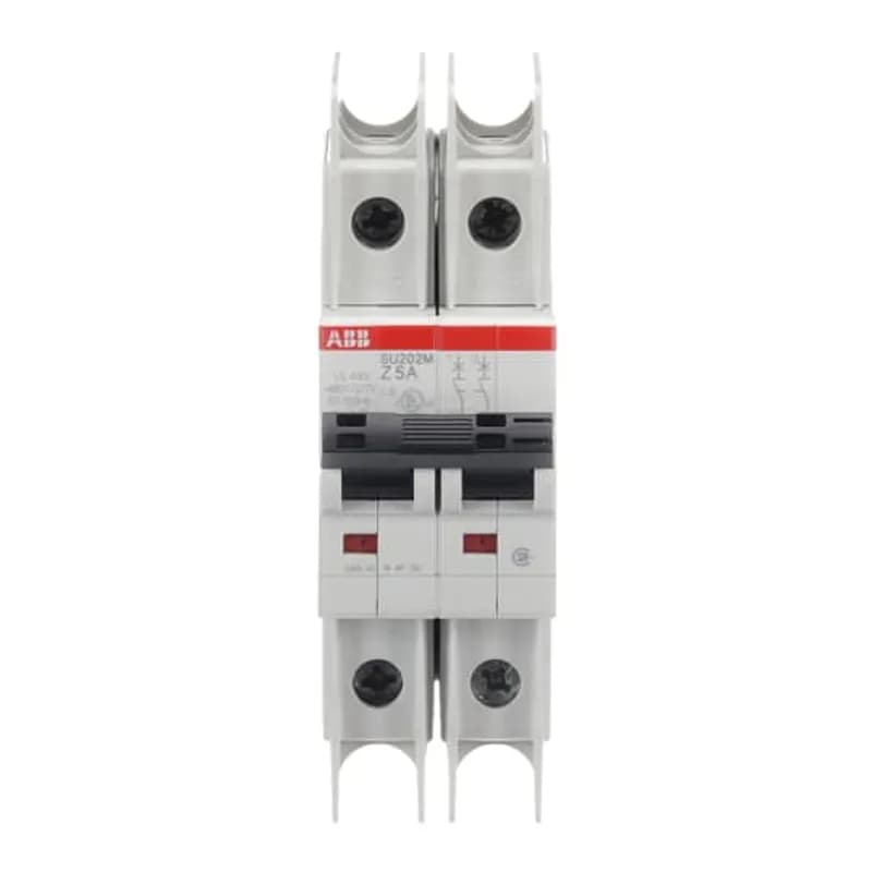 SU202M-Z5 Miniature Circuit Breaker Z-Char., 10kA, 5A, 2P UL489