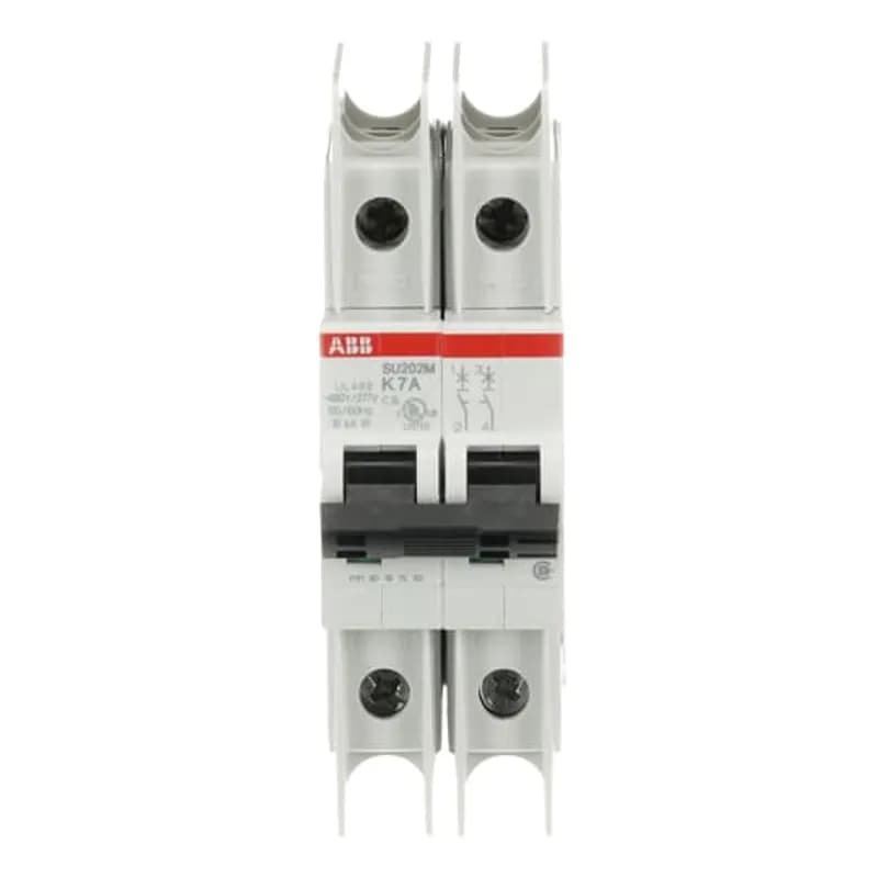 SU202M-K7 Miniature Circuit Breaker SU202M-K7 Miniature Circuit Breaker C-Char., 10kA, 7A, 2P