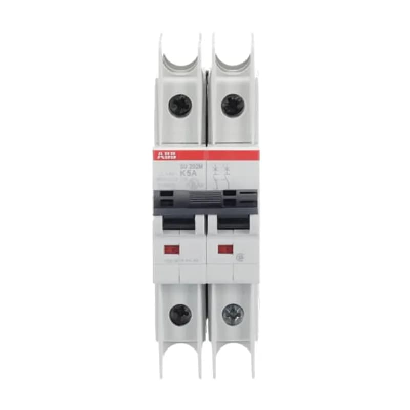 SU202M-K5 Miniature Circuit Breaker K-Char., 10kA, 5A, 2P UL489