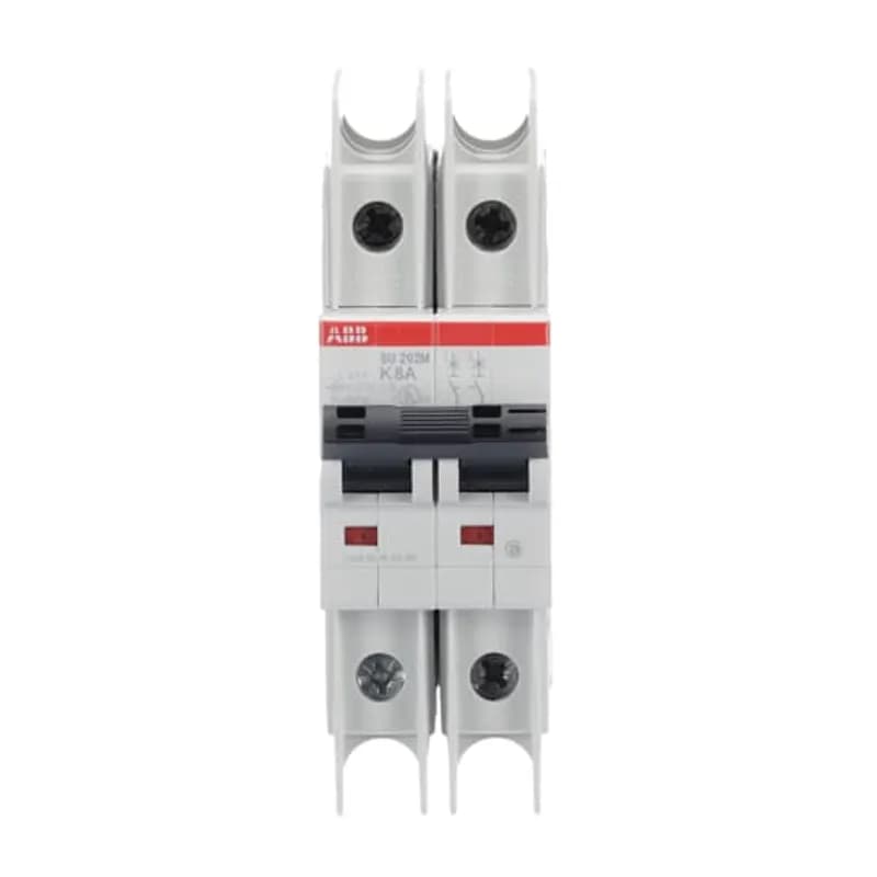 SU202M-K8 Miniature Circuit Breaker K-Char., 10kA, 8A, 2P UL489