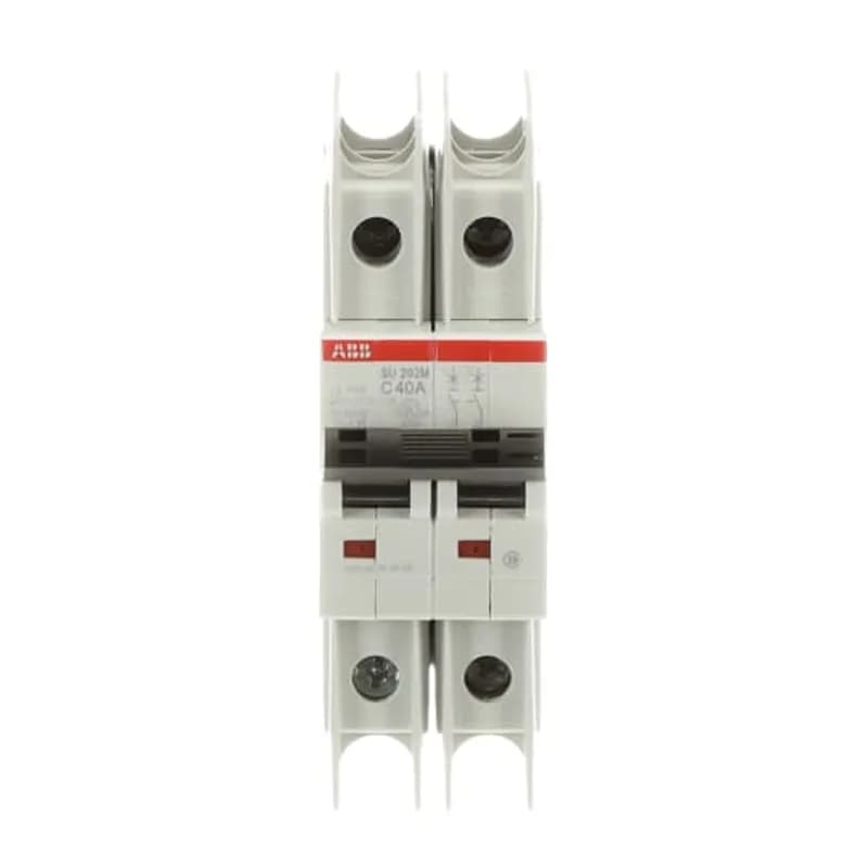 SU202M-C40 Miniature Circuit Breaker C-Char., 10kA, 40A, 2P UL489