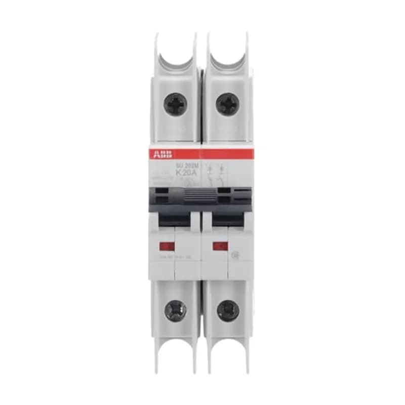 SU202M-K20 Miniature Circuit Breaker K-Char., 10kA, 20A, 2P UL489