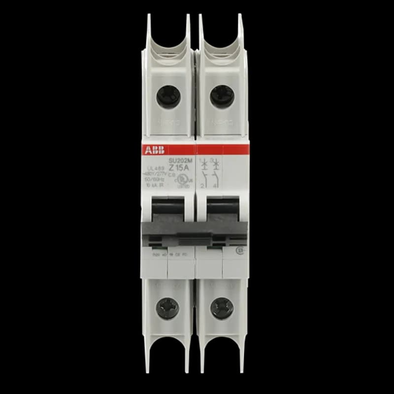 SU202M-Z15 Miniature Circuit Breaker Z-Char., 10kA, 15A, 2P UL489