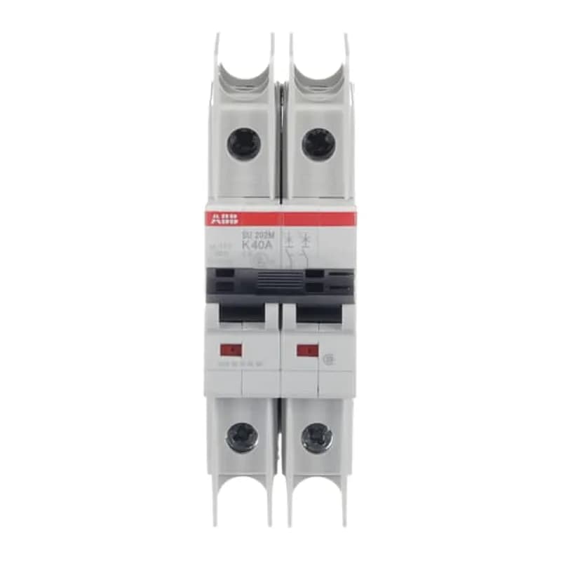 SU202M-K40 Miniature Circuit Breaker K-Char., 10kA, 40A, 2P UL489