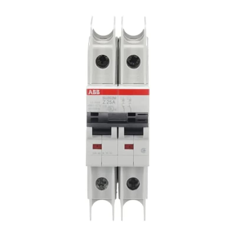 SU202M-Z25 Miniature Circuit Breaker Z-Char., 10kA, 25A, 2P UL489