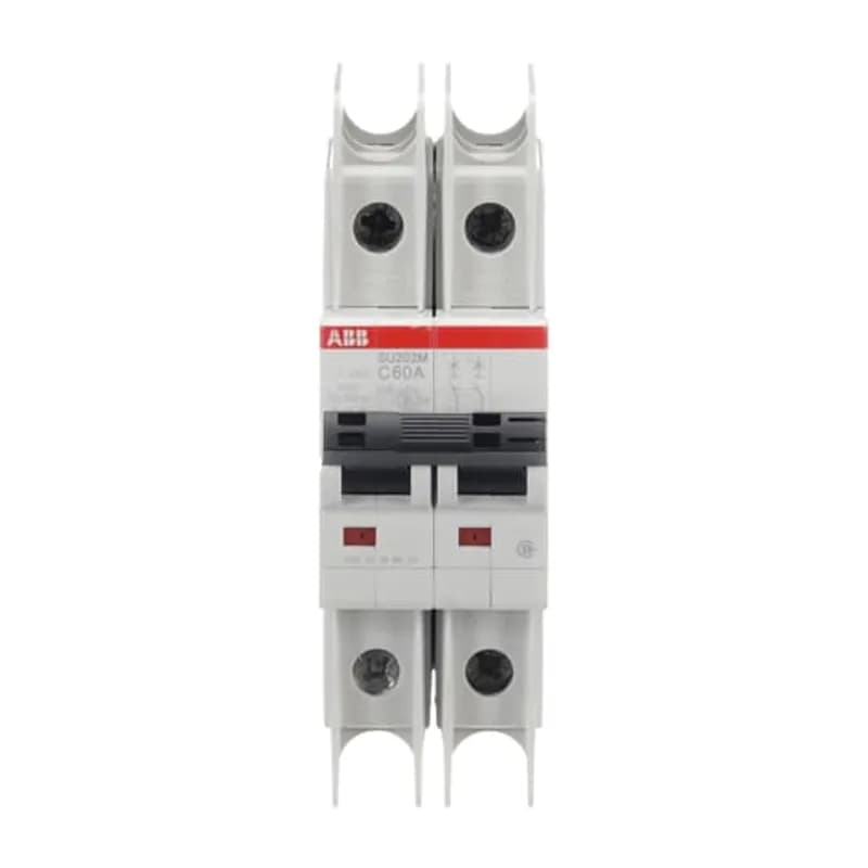 SU202M-C60 Miniature Circuit Breaker C-Char., 10kA, 60A, 2P UL489