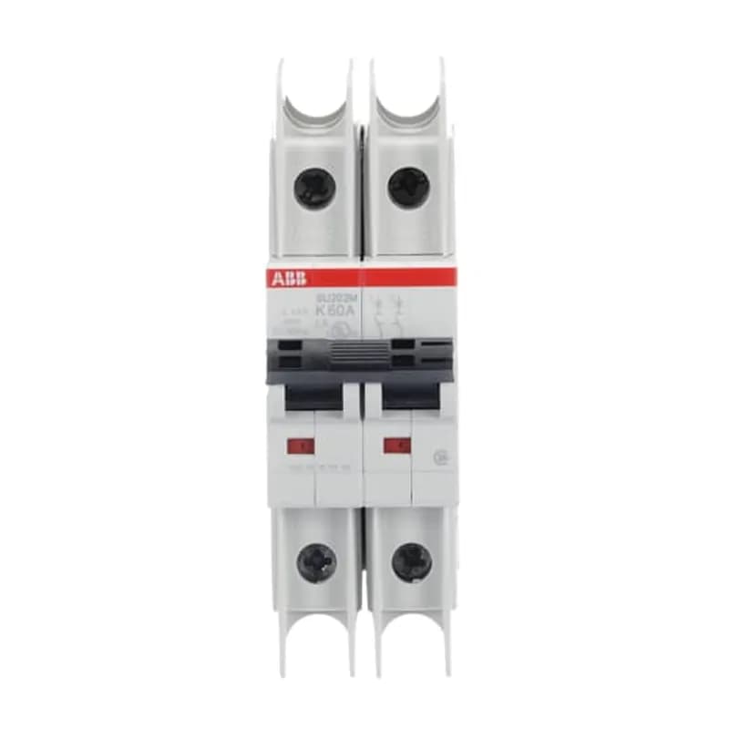 SU202M-K60 Miniature Circuit Breaker K-Char., 10kA, 60A, 2P UL489