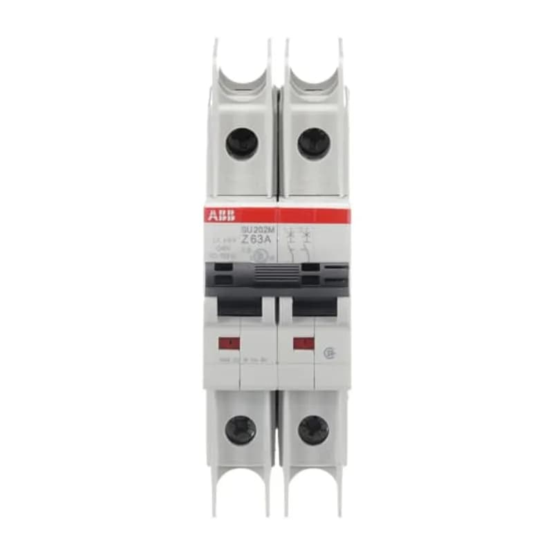 SU202M-Z63 Miniature Circuit Breaker Z-Char., 10kA, 63A, 2P UL489