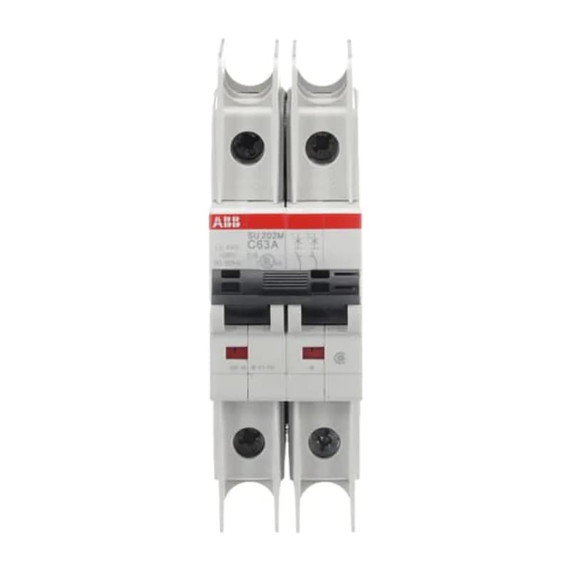 SU202M-C63 Miniature Circuit Breaker C-Char., 10kA, 63A, 2P UL489