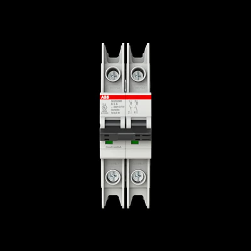 SU202MR-K5 MCB K-Char., 10kA, 5A, 2P, RTT UL 489, Ring Cable Lug
