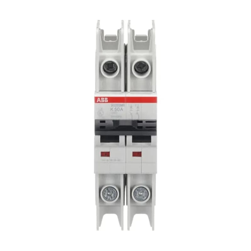 SU202MR-K50 MCB K-Char., 10kA, 50A, 2P, RTT UL 489, Ring Cable Lug