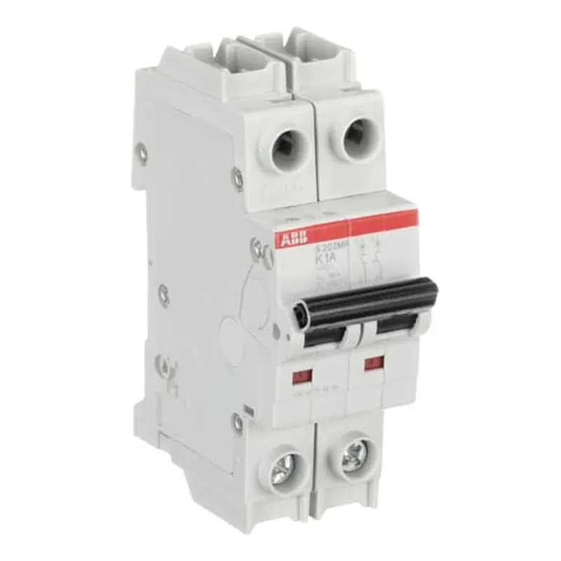 S202MR-K1 MCB K-Char., 10kA, 1A, 2P, RTT UL 1077, Ring Cable Lug
