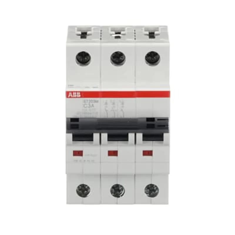 ST203M-C3 Miniature Circuit Breaker ST203M-C3 Miniature Circuit Breaker C-Char., 10kA, 3A, 3P