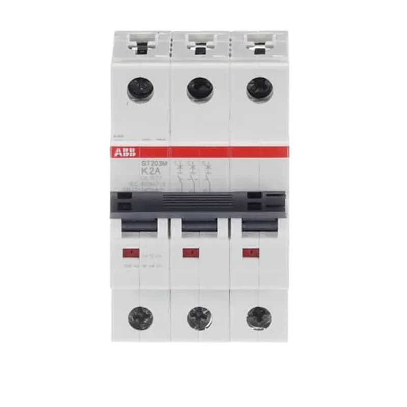 ST203M-K2 Miniature Circuit Breaker ST203M-K2 Miniature Circuit Breaker K-Char., 10kA, 2A, 3P