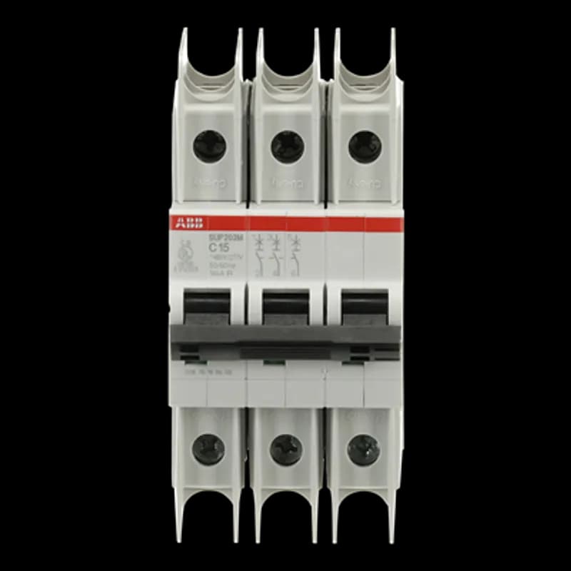 SUP203M-C15-V1 Miniature Circuit Breaker C-Char., 10kA, 15A, 3P