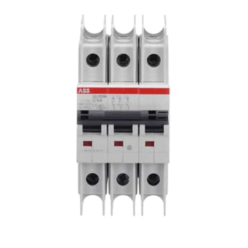 SU203M-C5 Miniature Circuit Breaker C-Char., 10kA, 5A, 3P UL489