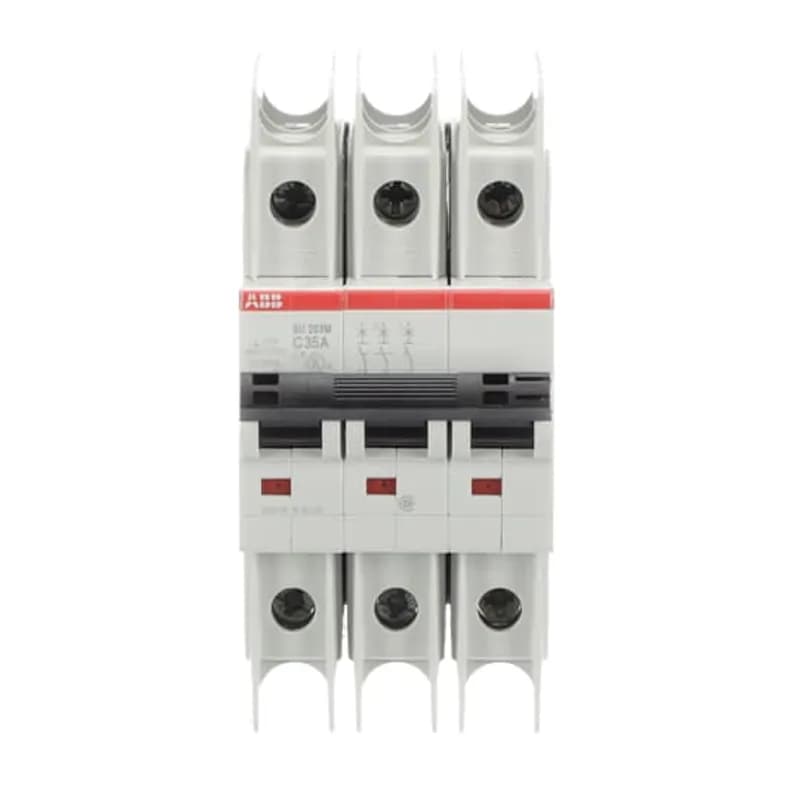 SU203M-C35 Miniature Circuit Breaker C-Char., 10kA, 35A, 3P UL489