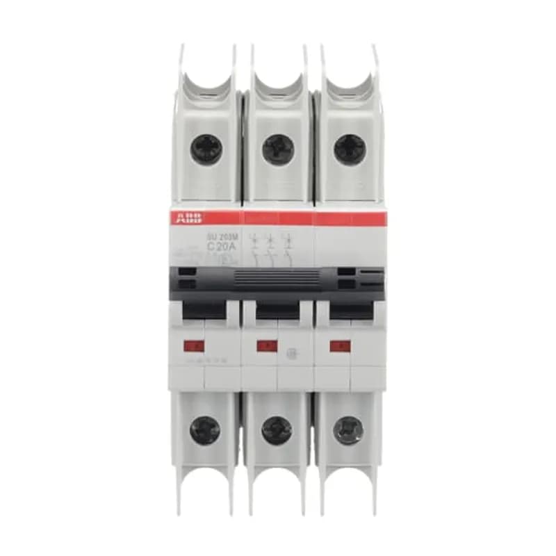 SU203M-C40 Miniature Circuit Breaker C-Char., 10kA, 40A, 3P UL489